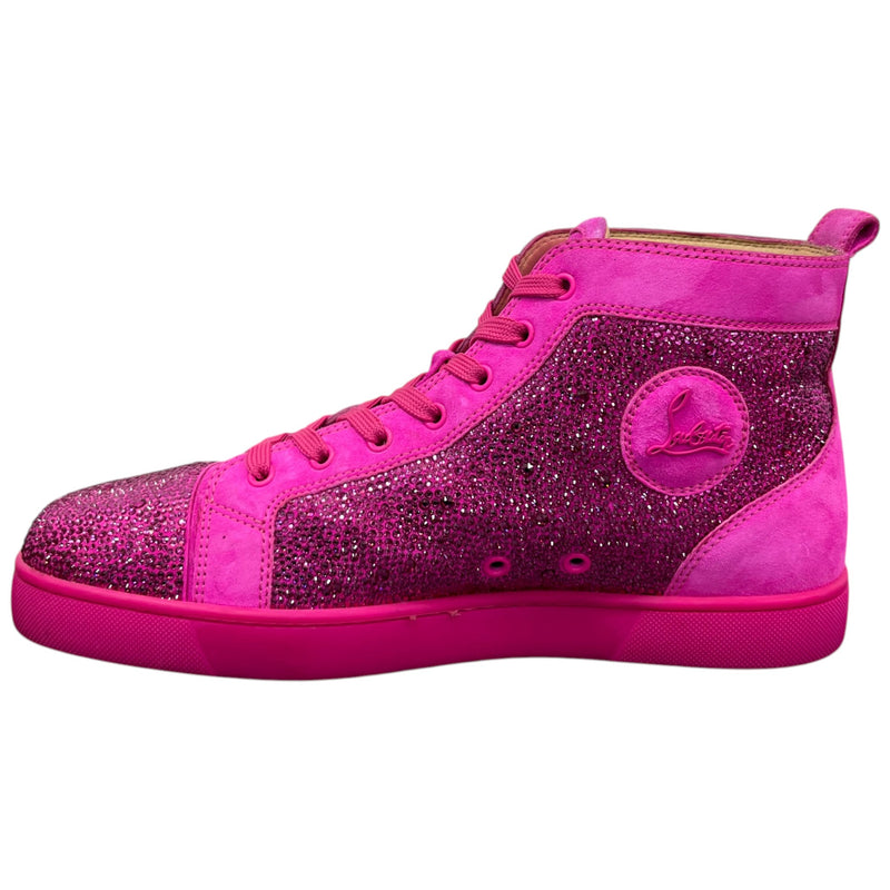 Men's Louis Strass High Trainers Pink Size UK 9.5 / EU 43.5