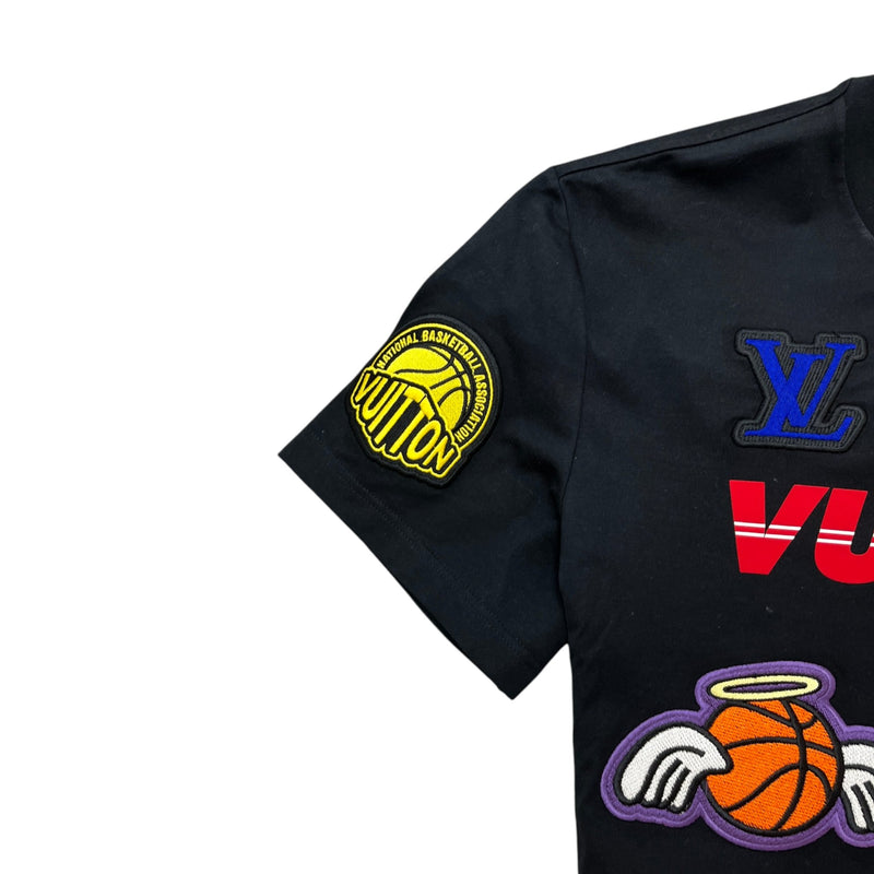 Men's X Nba Patch T-Shirt Black Size L
