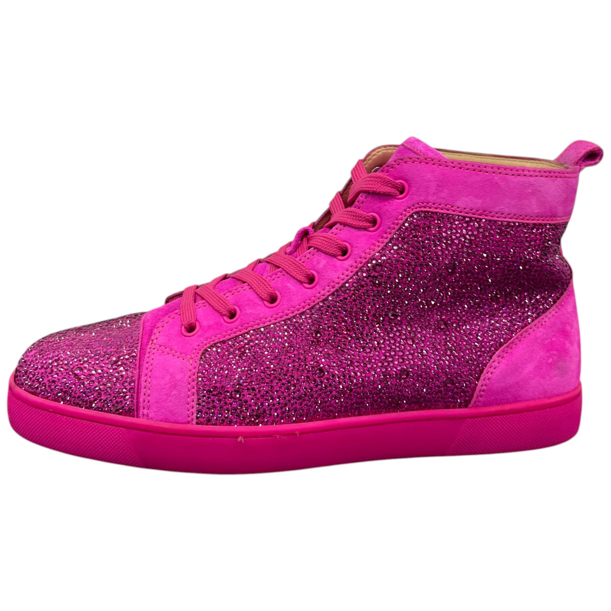 Men's Louis Strass High Trainers Pink Size UK 9.5 / EU 43.5 - Photo 5