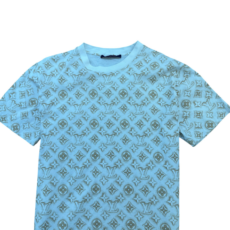 Men's All Over Monogram T-Shirt White Size M