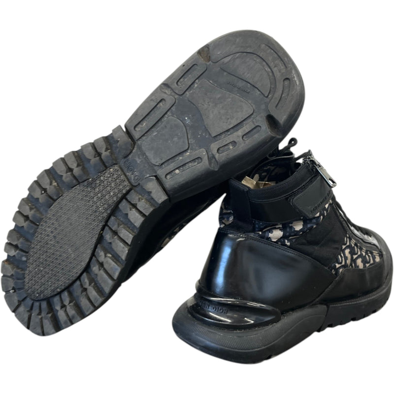 Men's Oblique Combat Boots Black Size EU 45 / UK 11