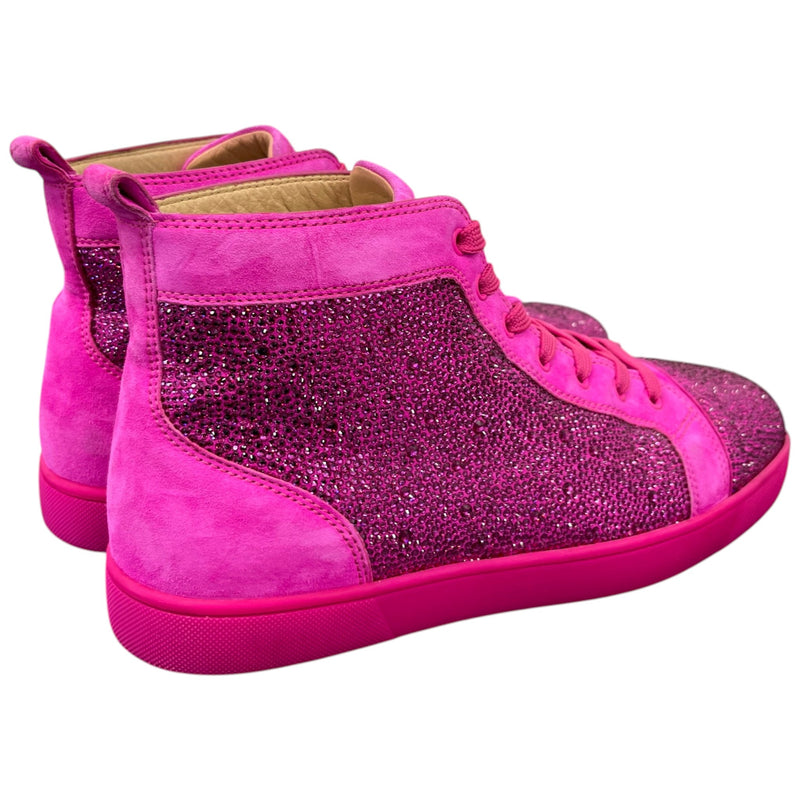 Men's Louis Strass High Trainers Pink Size UK 9.5 / EU 43.5