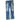Men's Hawaiian Grunge Embroidered Patch Jeans Blue Size IT 48 / UK 32