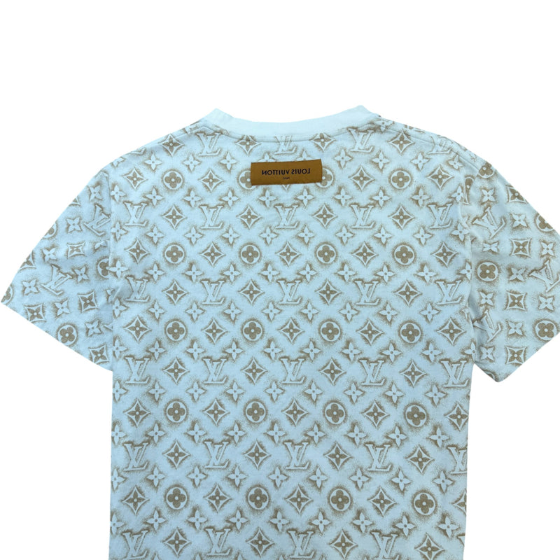 Men's All Over Monogram T-Shirt White Size M