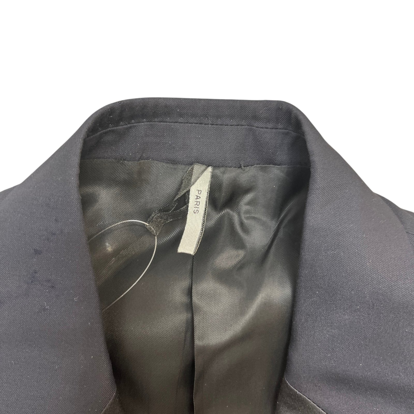Men's Black Tie Suit Navy Size 44R - Photo 11