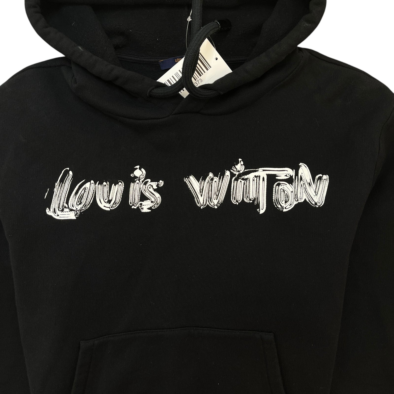 Men's Graphic Logo Hoodie Black Size S - Photo 6