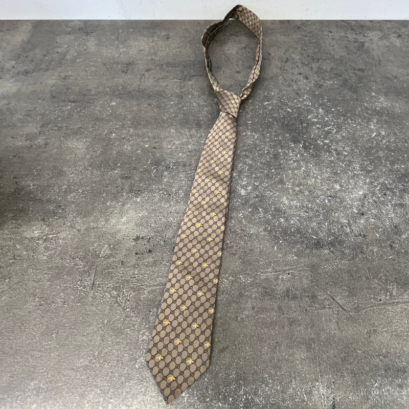 Men's GG Jacquard Tie Beige