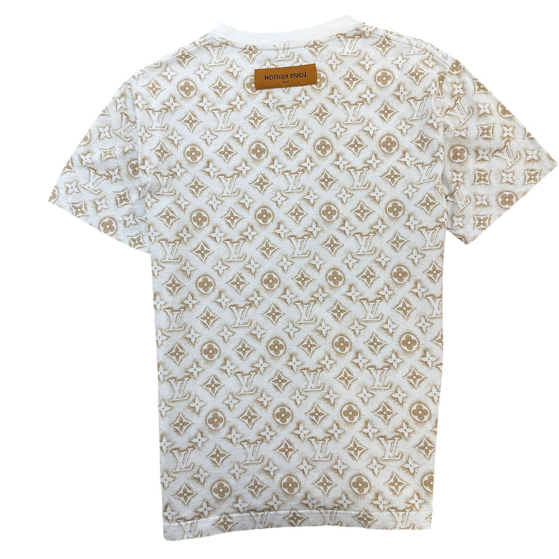 Men's All Over Monogram T-Shirt White Size M