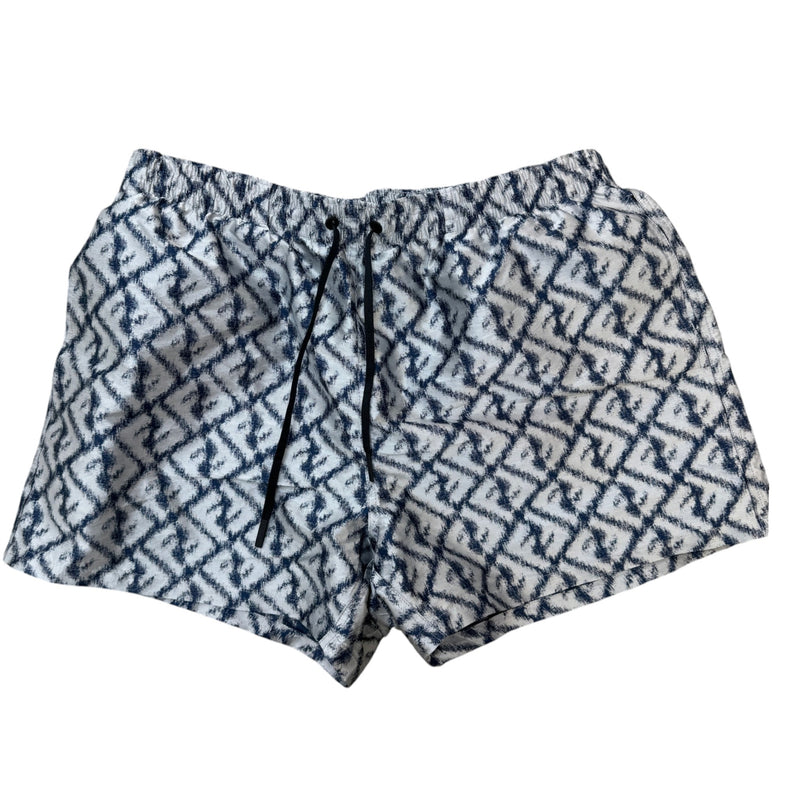 Men's FF Monogram Swim Shorts Navy Size L / W34