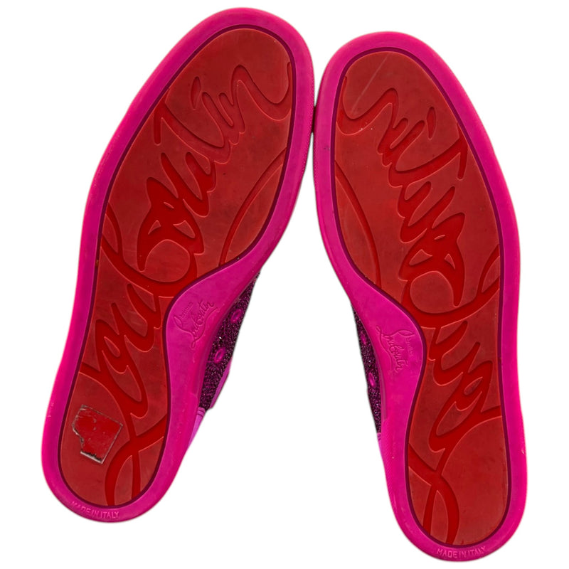 Men's Louis Strass High Trainers Pink Size UK 9.5 / EU 43.5