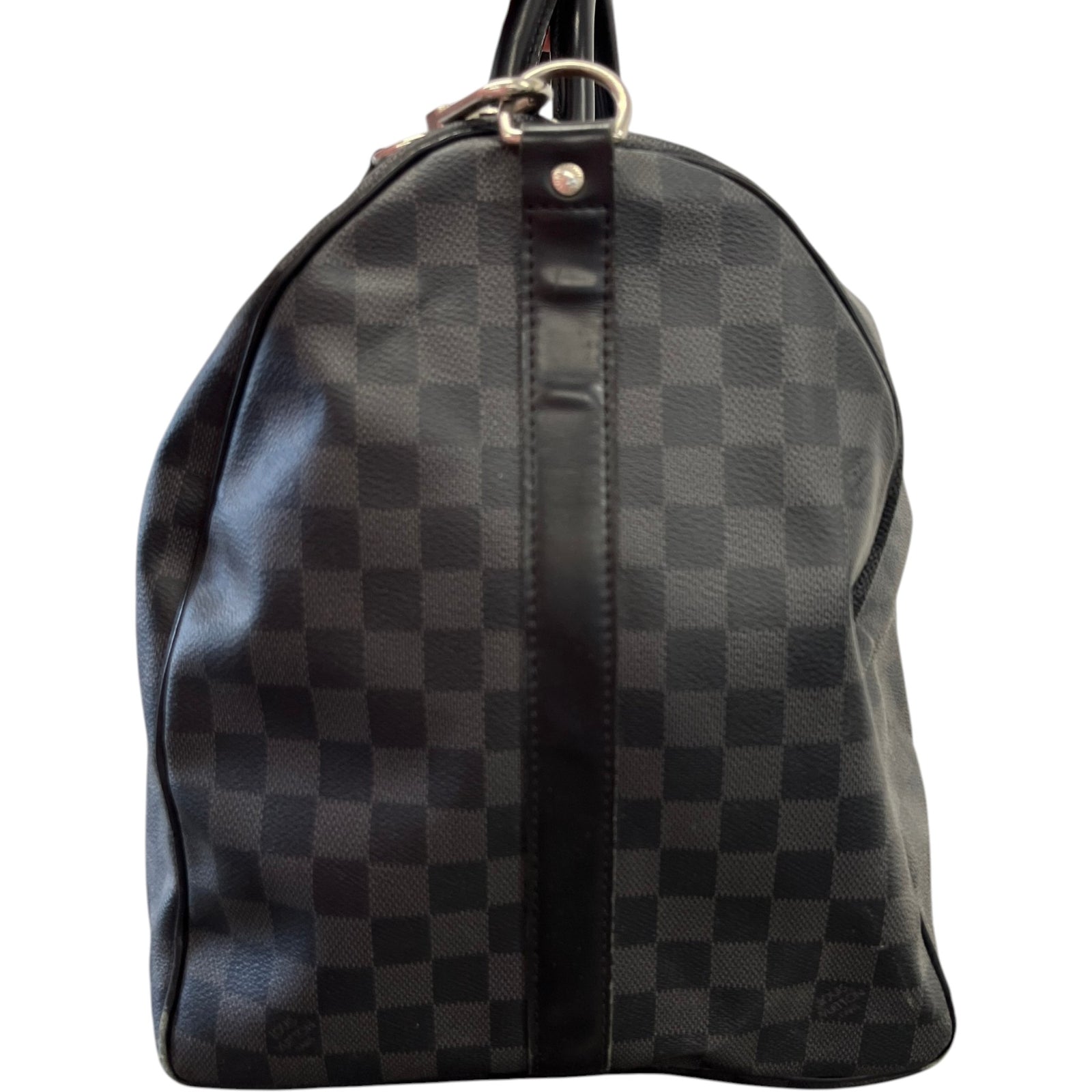 Men's Damier Graphite Keepall Bandoulière 55 Bag Black - Photo 6