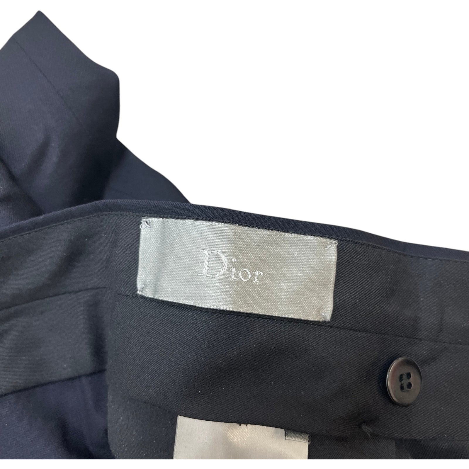 Men's Black Tie Suit Navy Size 44R - Photo 15