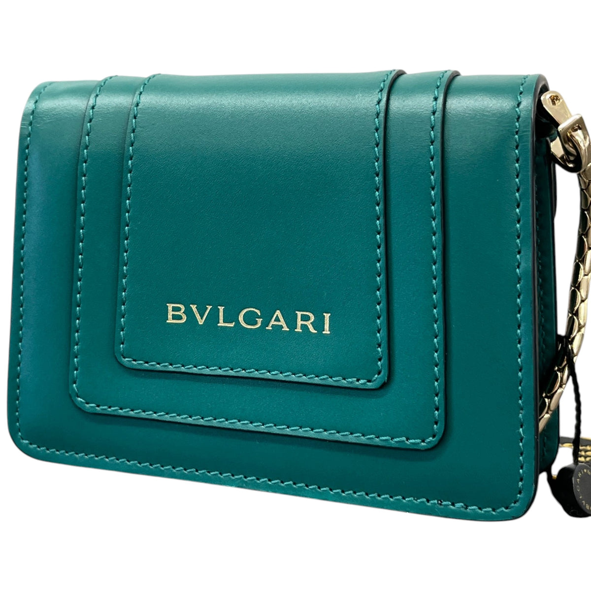 Women's Serpenti Forever Chain Pochette Purse Green - Photo 9
