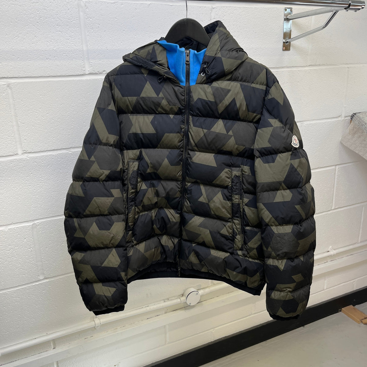 Men's Clamart Down Jacket Khaki Size 4 / XL - Photo 8