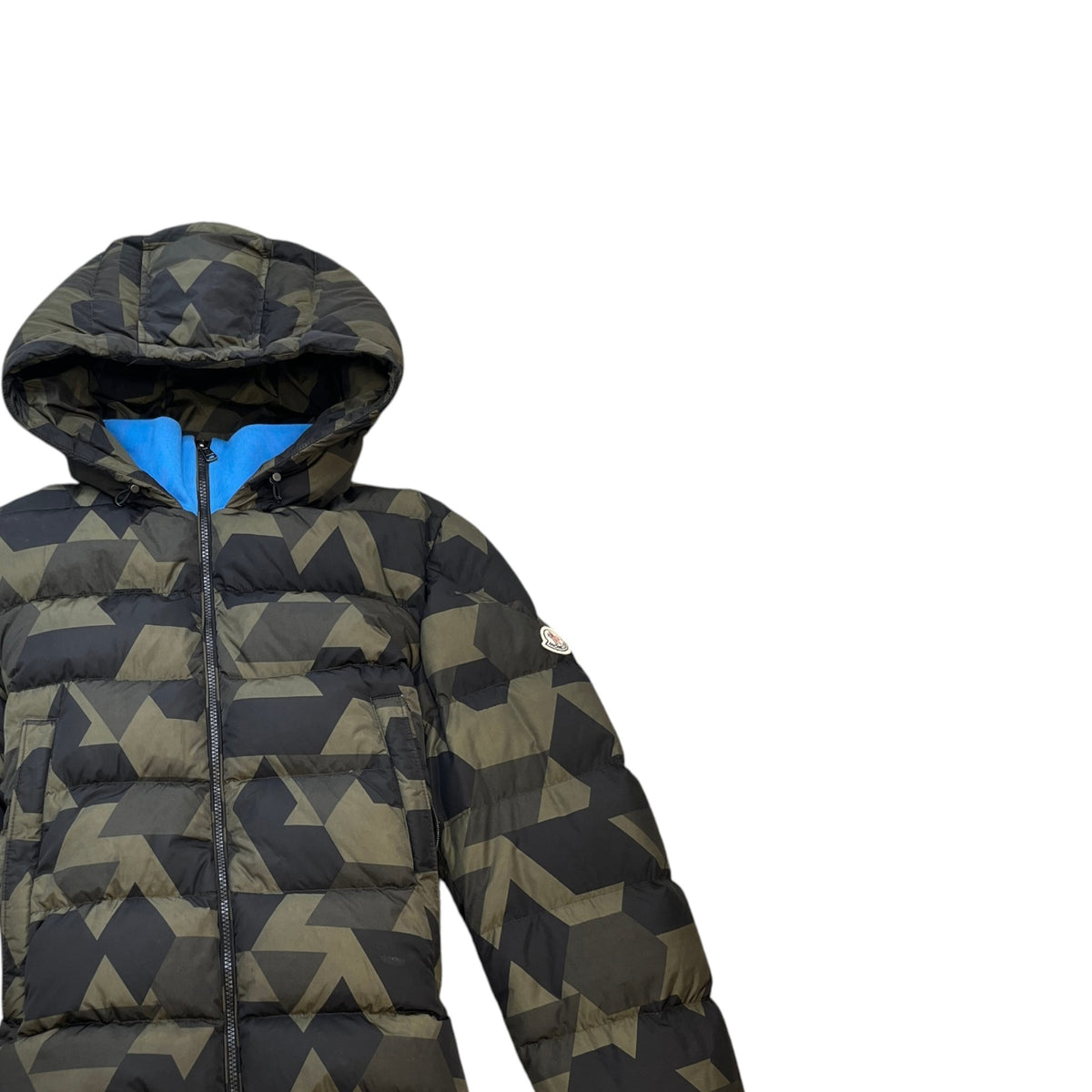 Men's Clamart Down Jacket Khaki Size 4 / XL - Photo 3