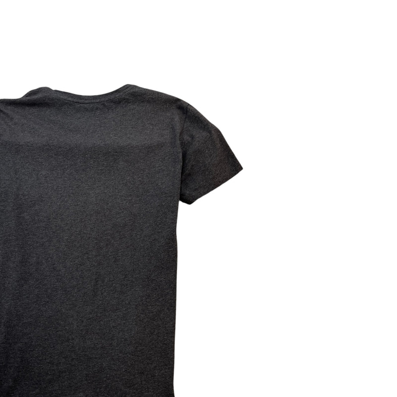 Men's Logo Print T-Shirt Charcoal Size L