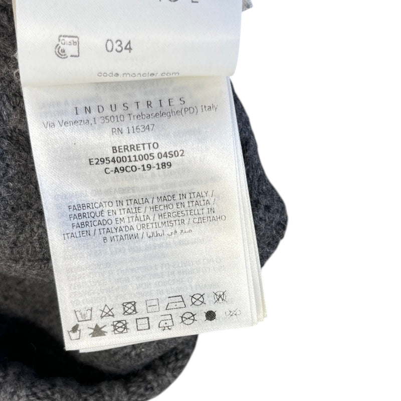 Men's Berretto Beanie Hat Grey