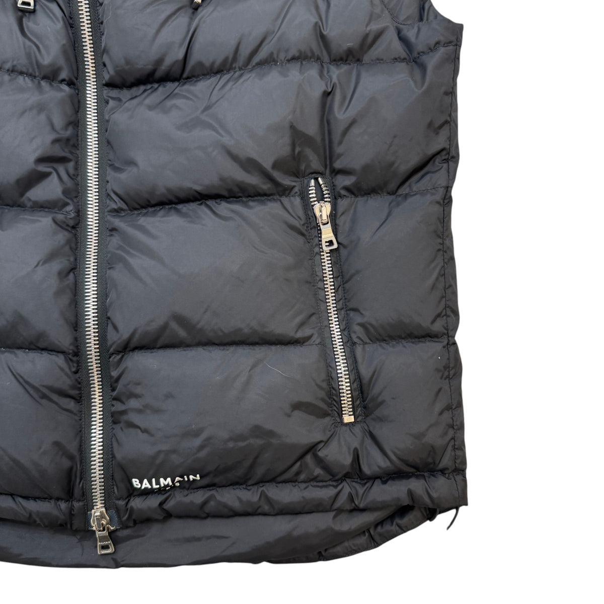 Men's Quilted Gilet Black Size M - Photo 4