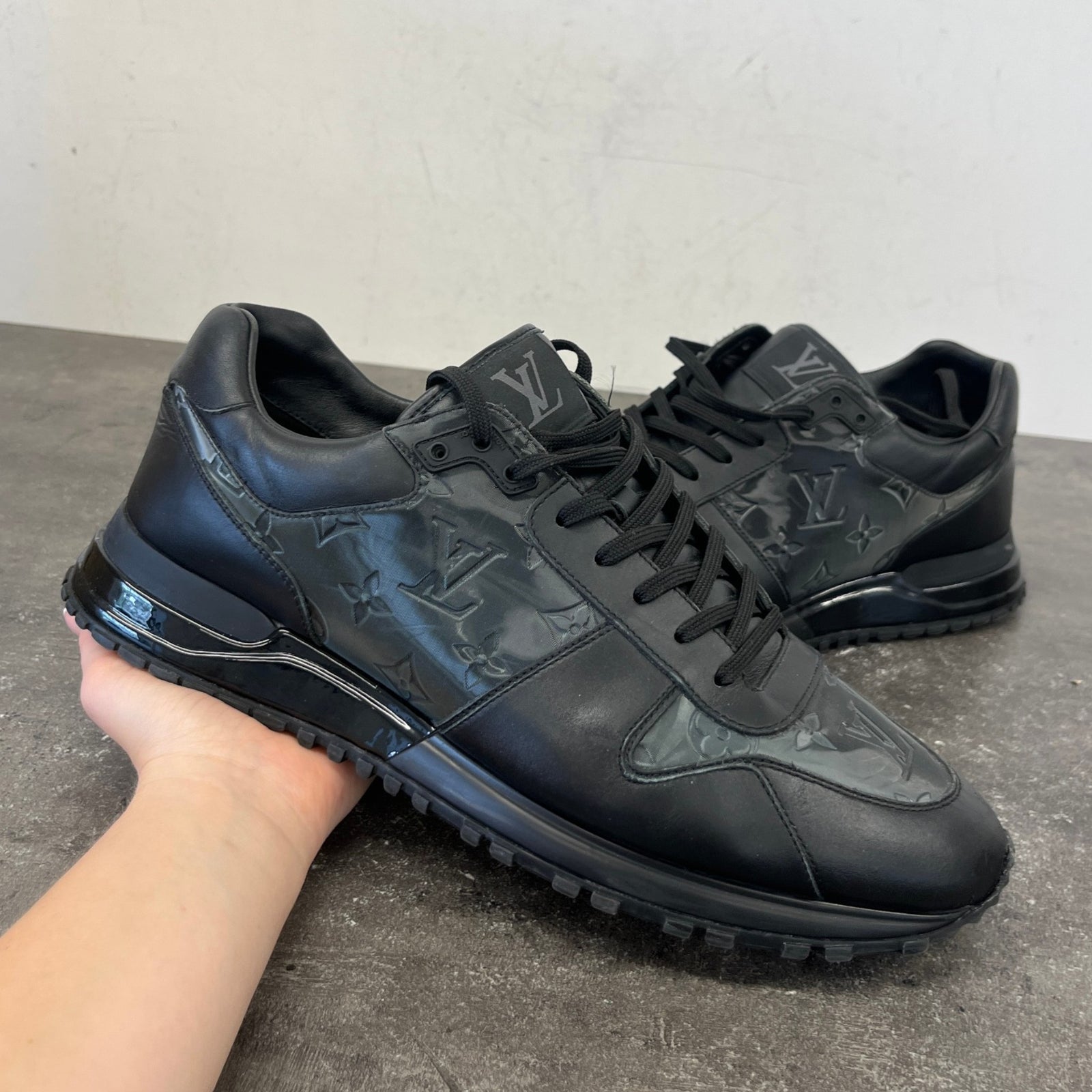 Men's Run Away Low Trainers Black Size EU 43 / UK 9 - Photo 12