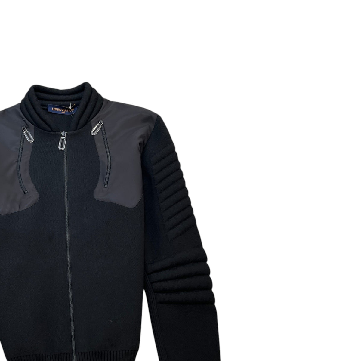 Men's 2054 Padded Zip Up Sweatshirt Black Size L - Photo 3