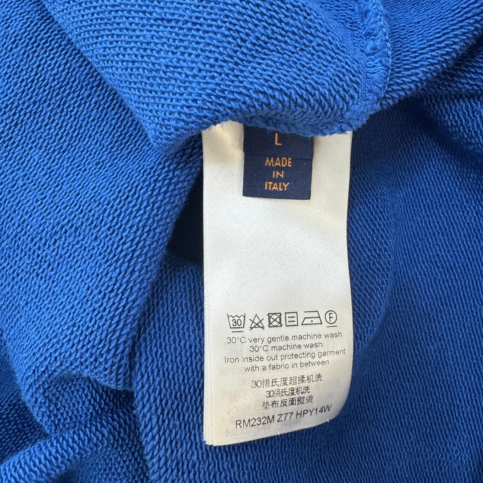 Men's Logo Half Zip Jumper Blue Size L - Photo 5