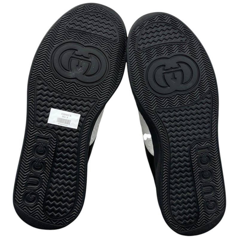 Men's Embossed GG Logo Low Trainers Black Size UK 8 / EU 42