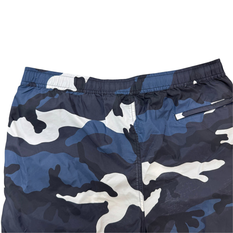 Men's Camouflage Swim Shorts Navy Size S / W30