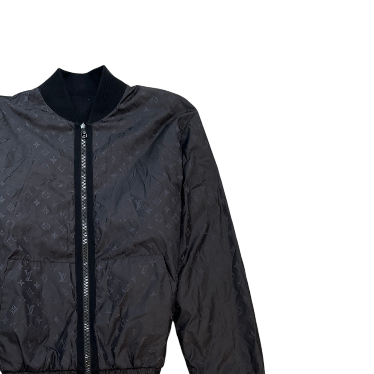 Men's Monogram Reversible Bomber Jacket Black Size M - Photo 5