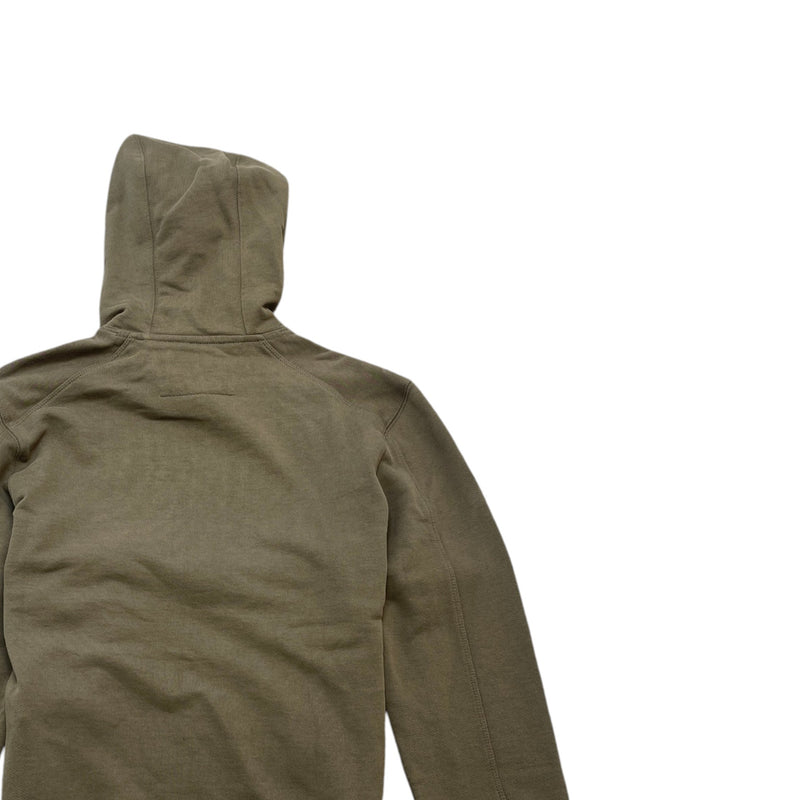 Men's Lens Logo Hoodie Khaki Size XS