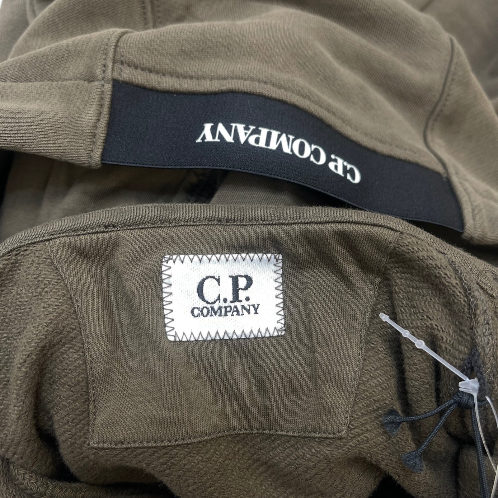 Men's Lens Logo Hoodie Khaki Size XS - Photo 5