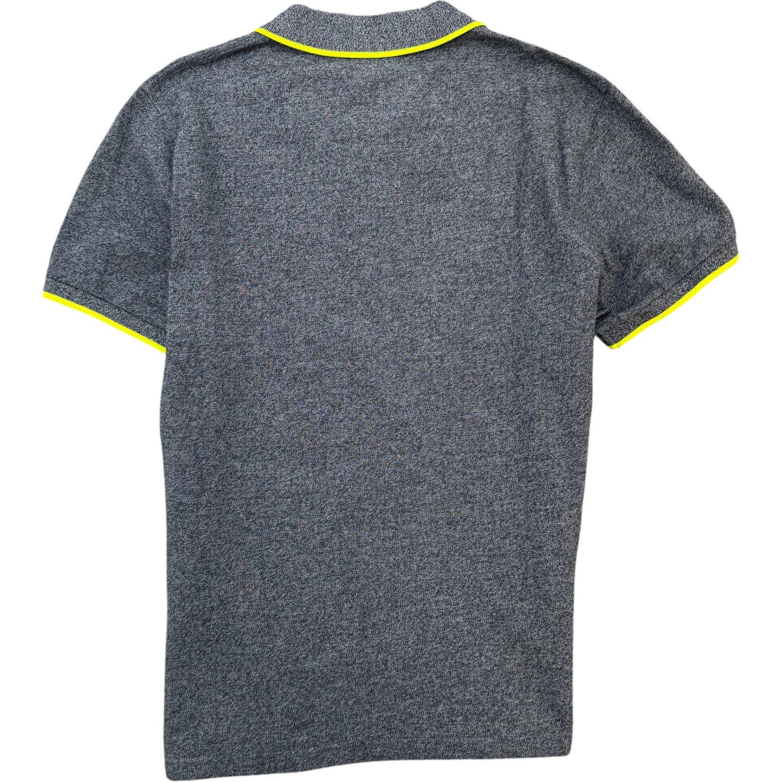 Men's Embroidered Logo Polo Shirt Grey Size L - Photo 2