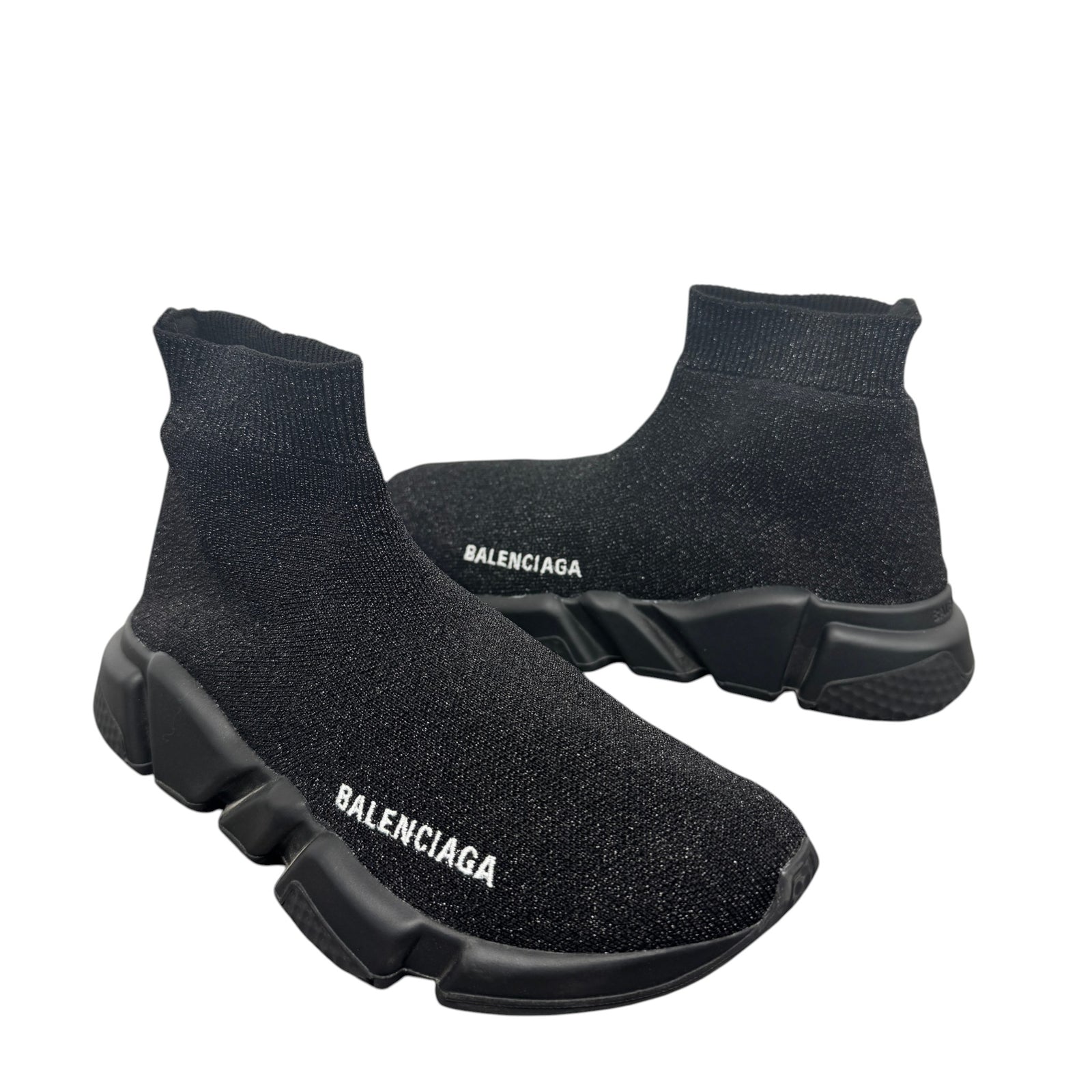 Women's Speed Sock High Trainers Black Size EU 36 / UK 3 - Photo 3