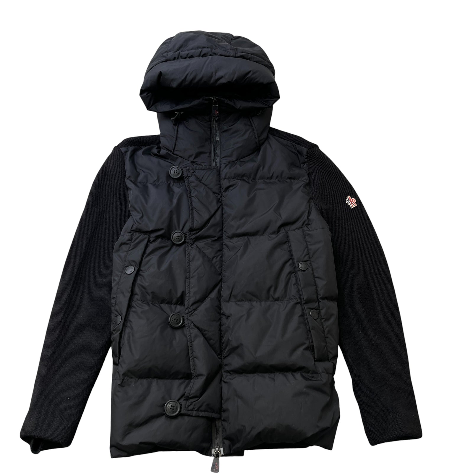 Men's Grenoble Maglione Tricot Jacket Black Size L - Photo 1