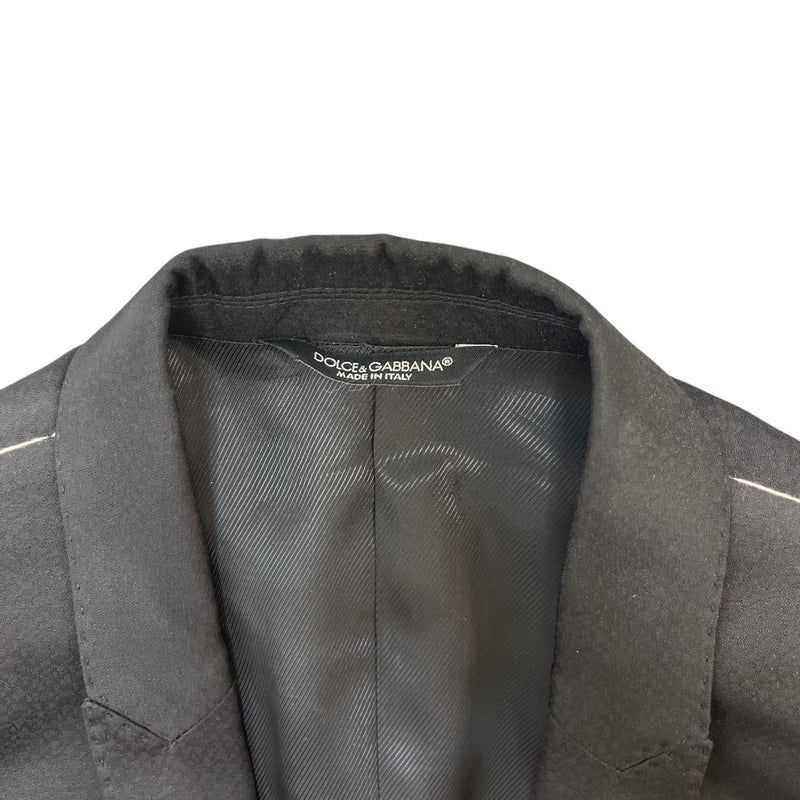 Men's Pattern Suit Black Size 44R