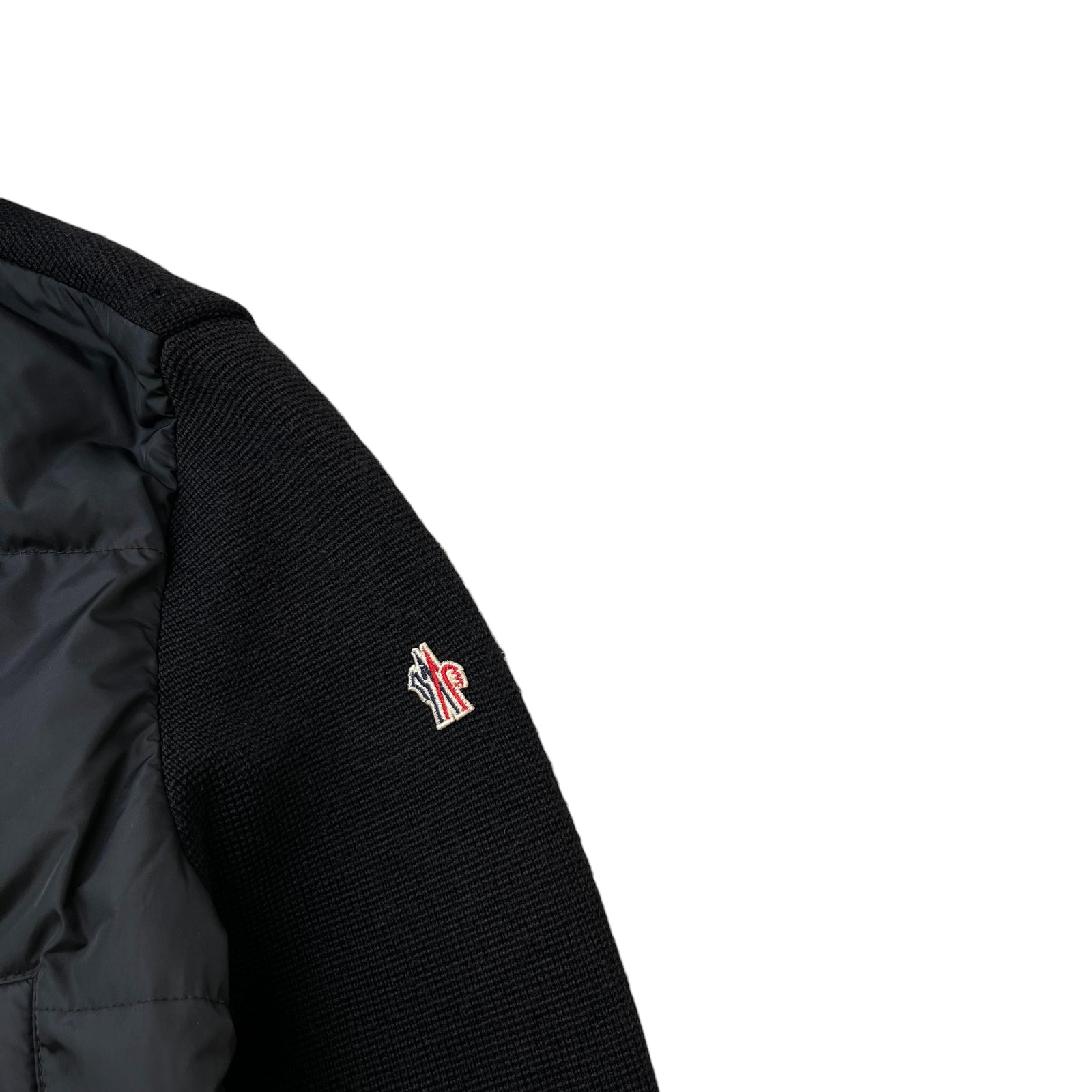 Men's Grenoble Maglione Tricot Jacket Black Size L - Photo 5