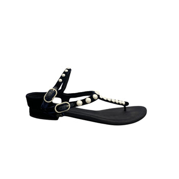 Women's Faux Pearl Embellished Sandals Navy Size EU 36.5 / UK 3.5