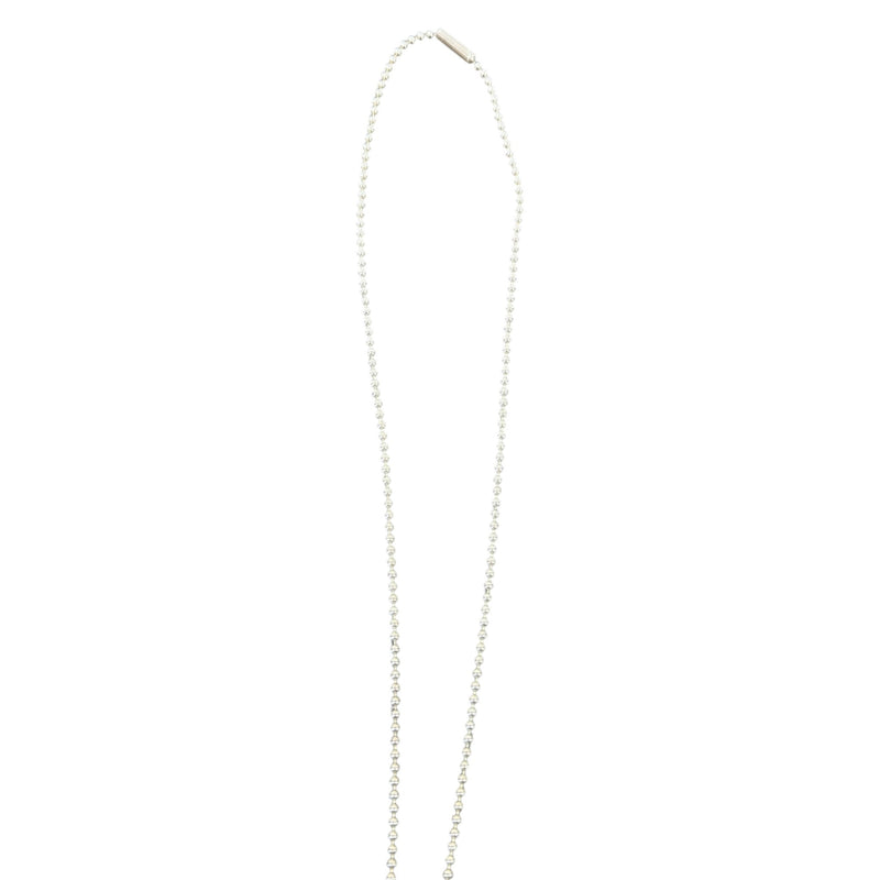 Men's Double Dog Tag Necklace Silver