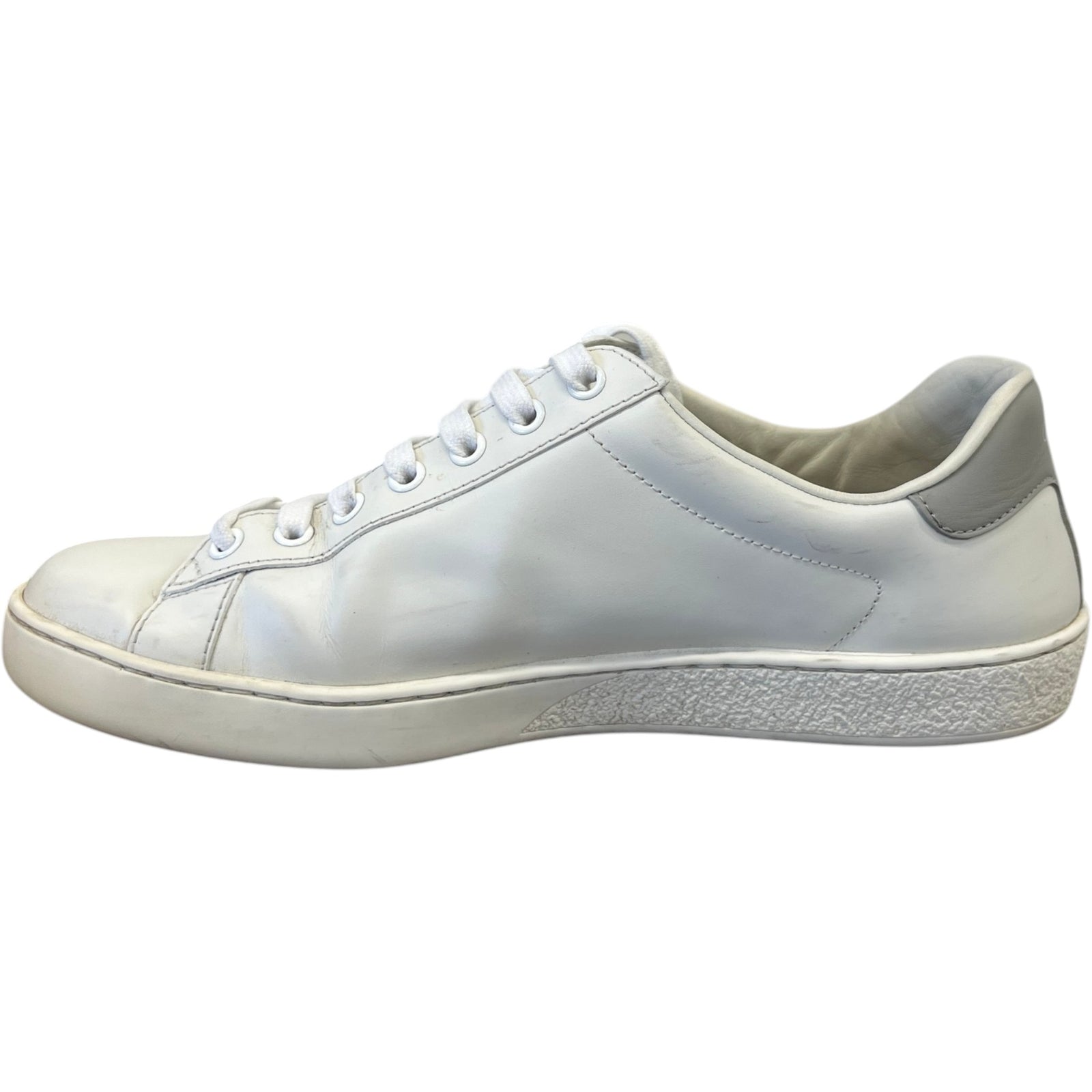 Men's Ace Interlocking G Low Trainers White Size UK 6.5 / EU 40.5 - Photo 2