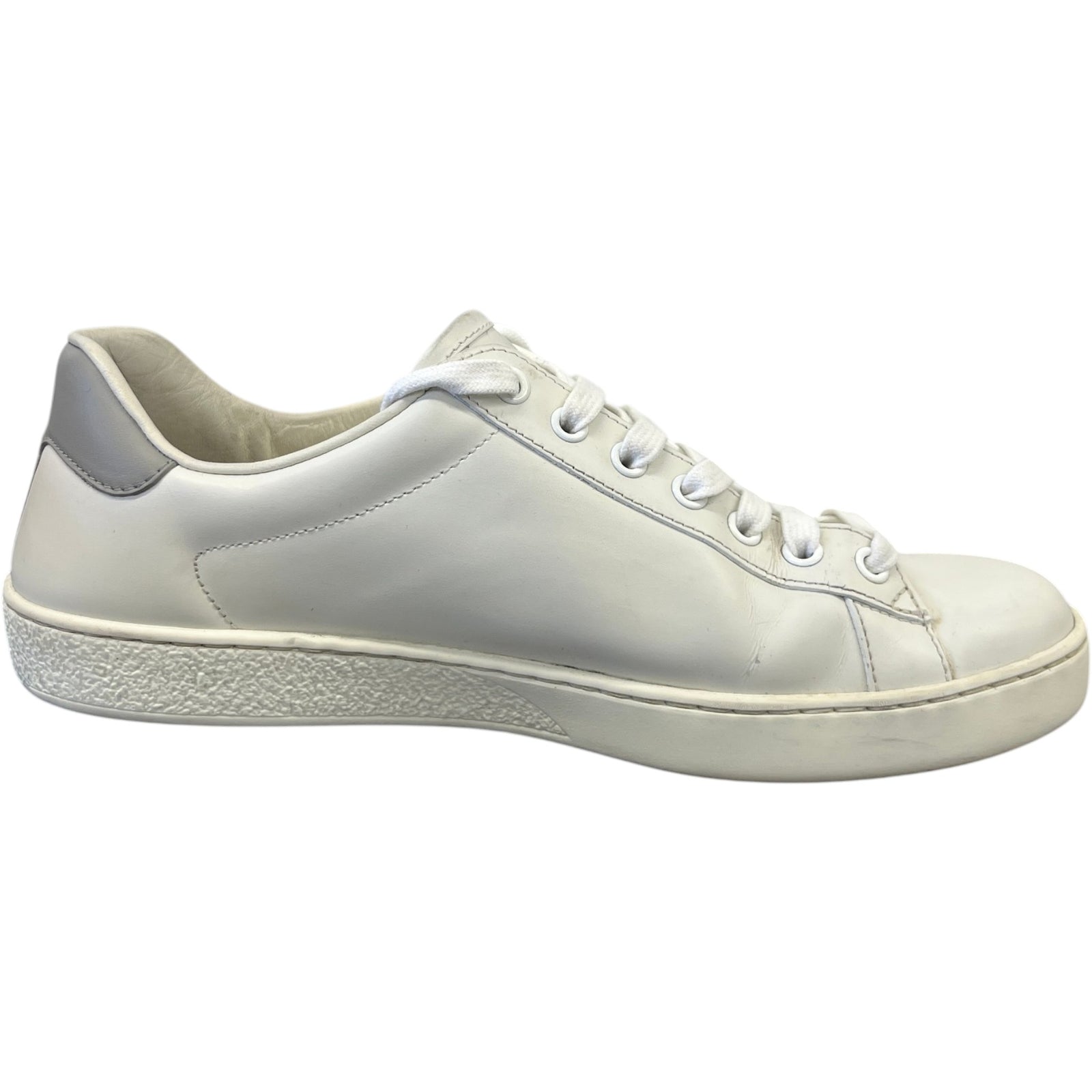 Men's Ace Interlocking G Low Trainers White Size UK 6.5 / EU 40.5 - Photo 4