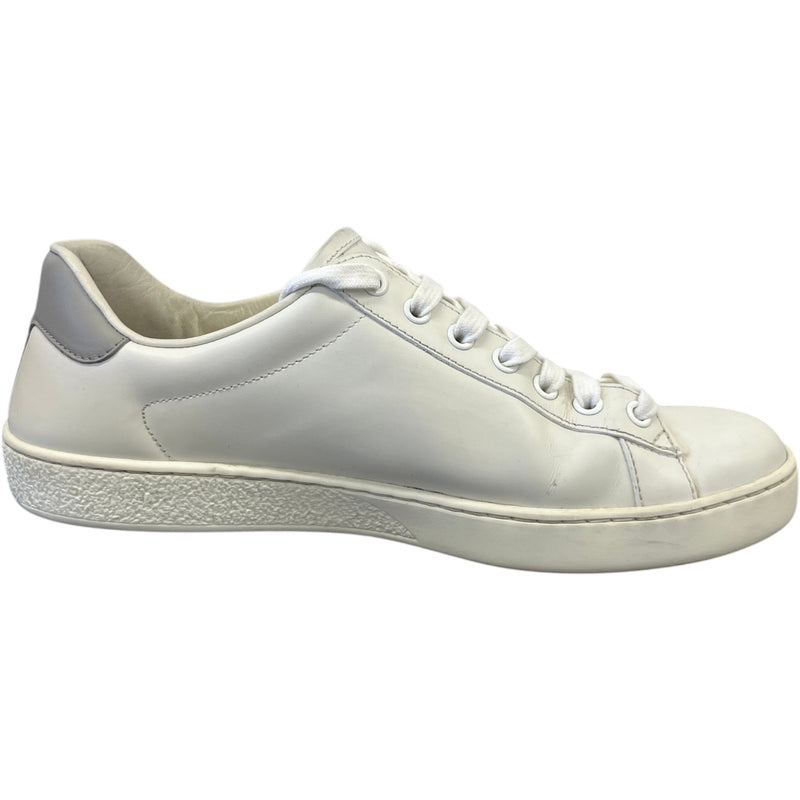 Men's Ace Interlocking G Low Trainers White Size UK 6.5 / EU 40.5