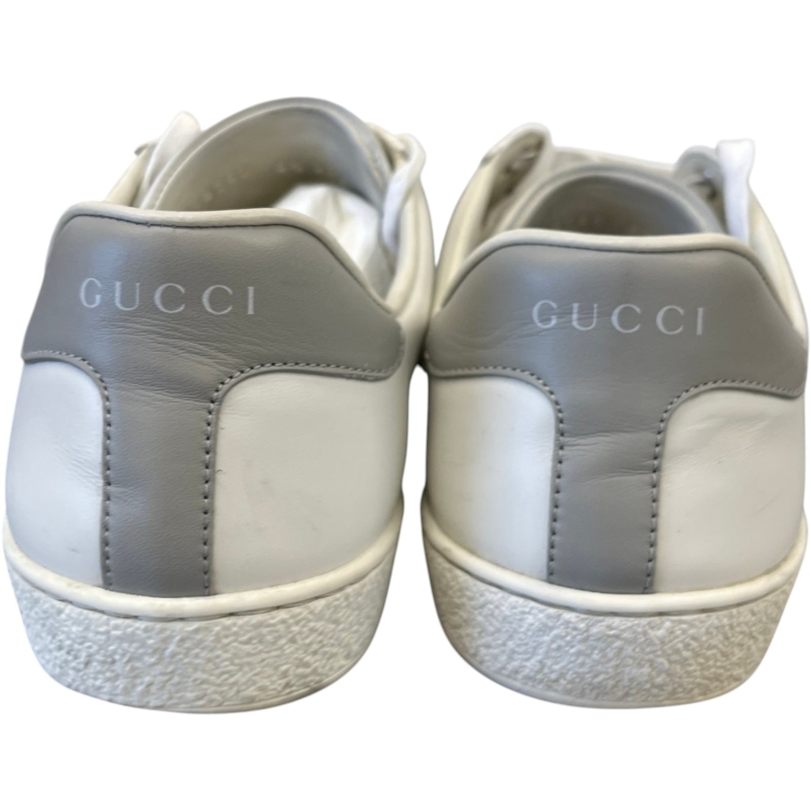 Men's Ace Interlocking G Low Trainers White Size UK 6.5 / EU 40.5 - Photo 7