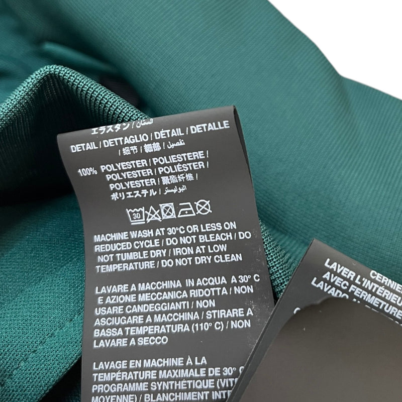 Men's Logo Print Track Jacket Green Size S