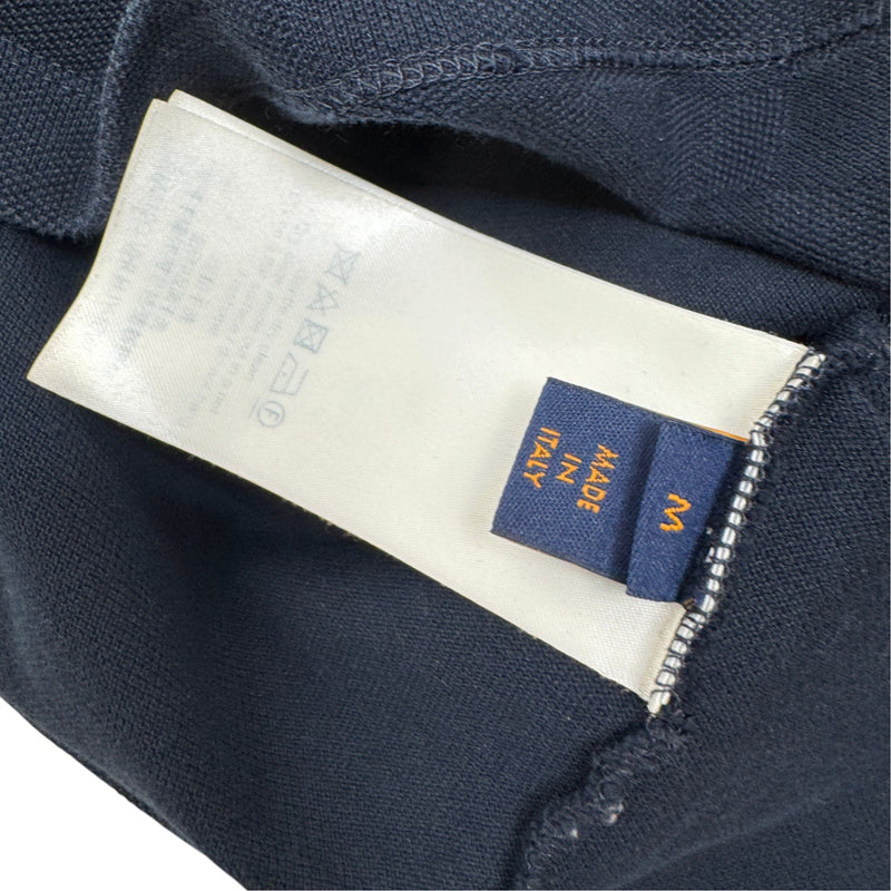 Men's Damier T-Shirt Navy Size M