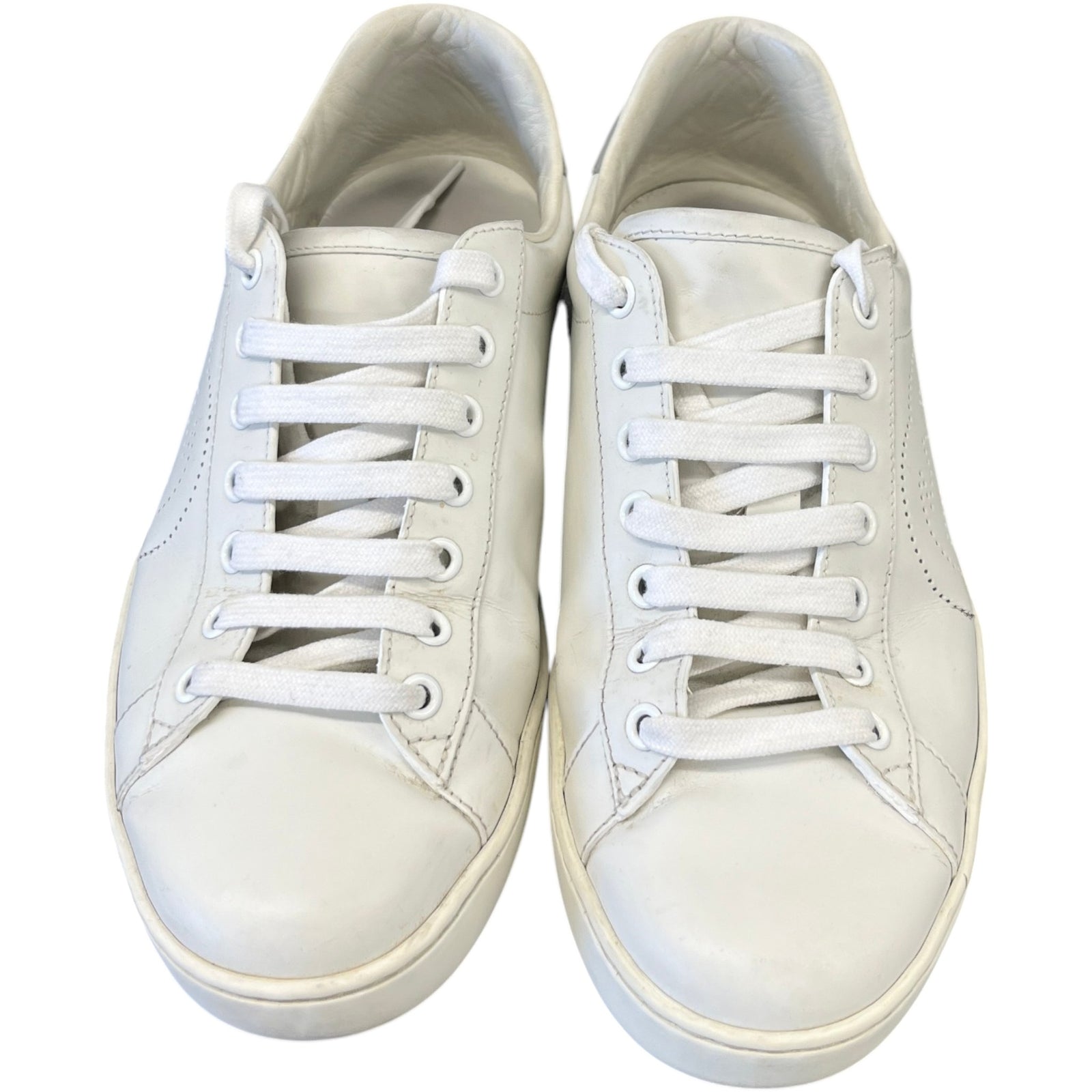 Men's Ace Interlocking G Low Trainers White Size UK 6.5 / EU 40.5 - Photo 6