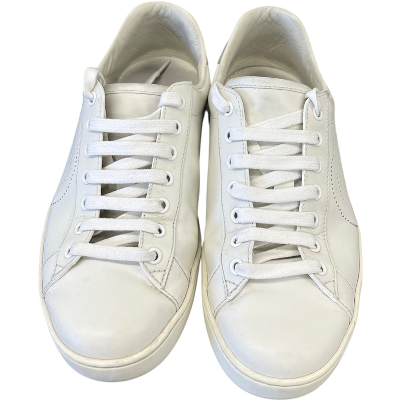 Men's Ace Interlocking G Low Trainers White Size UK 6.5 / EU 40.5