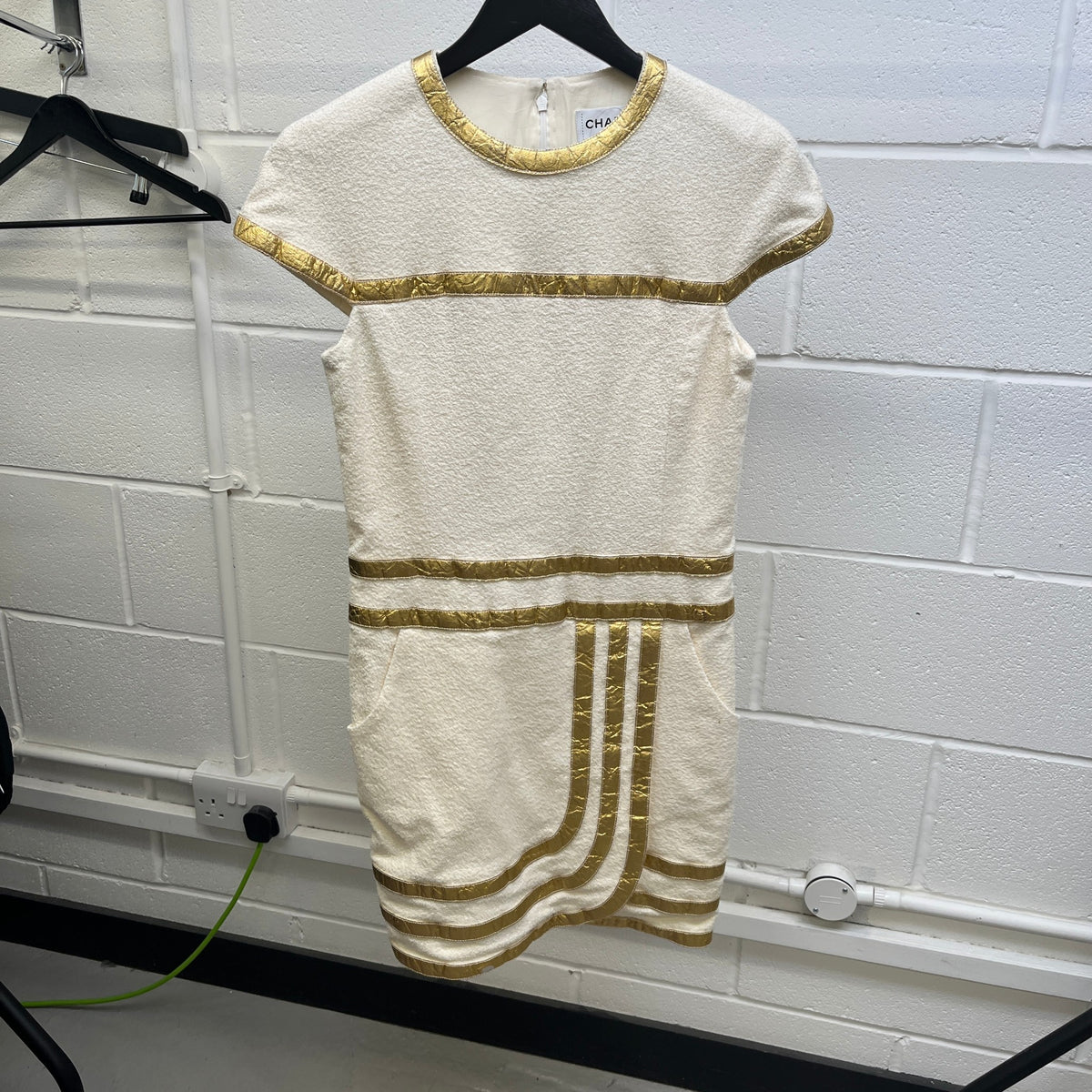 Women's Métiers d'Art Egyptomania Dress White Size M / UK 10 - Photo 6