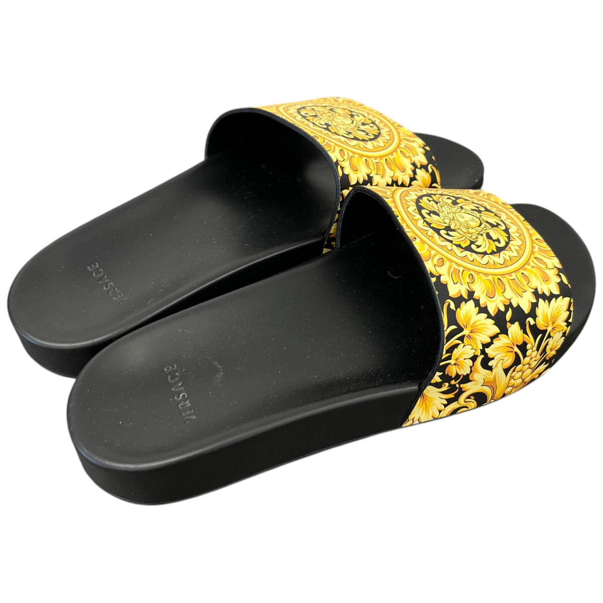 Men's Barocco Medusa Slides Black Size UK 7 / EU 41 - Photo 8