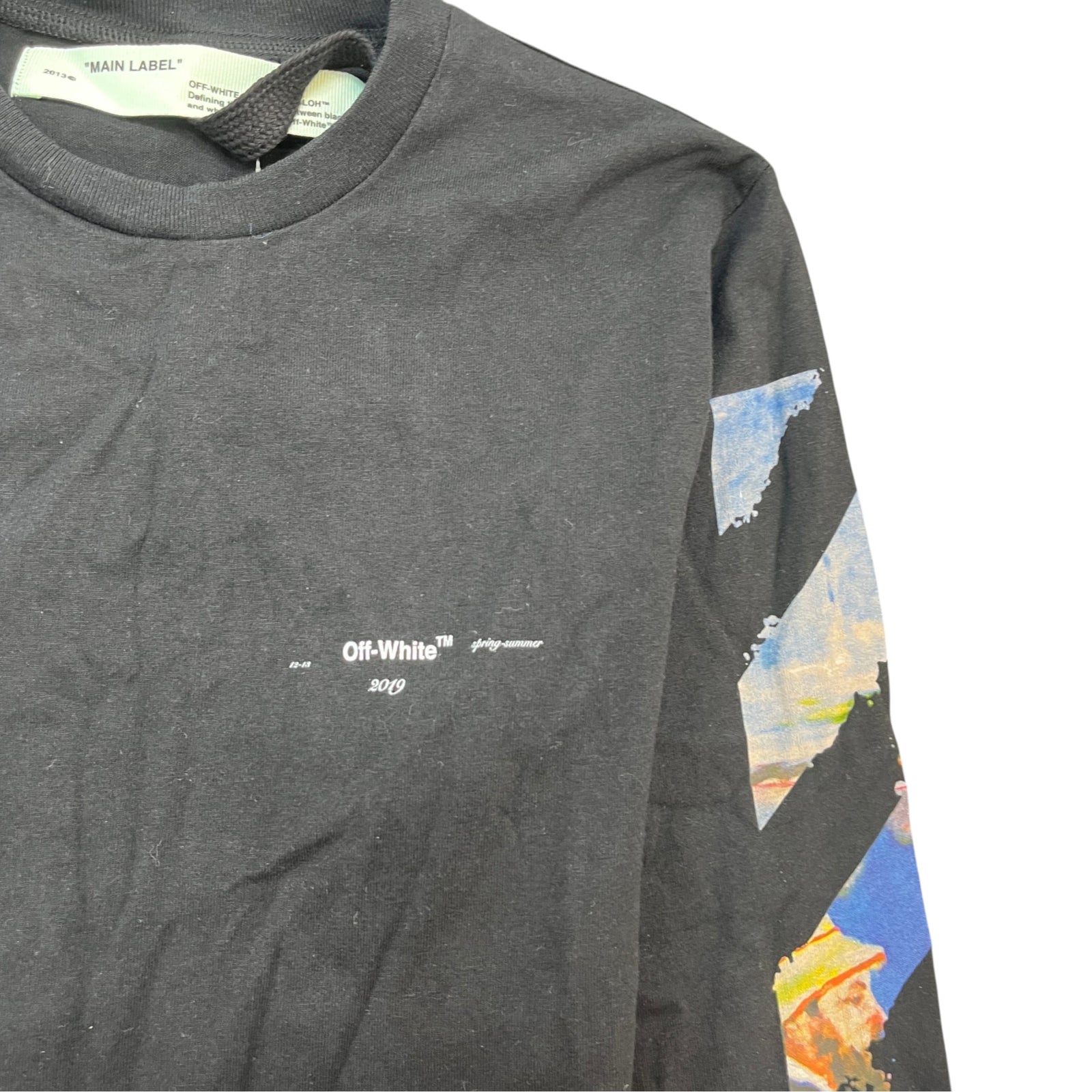 Men's Monet Arrows Long Sleeve T-Shirt Black Size S - Photo 6