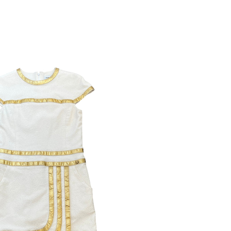 Women's Métiers d'Art Egyptomania Dress White Size M / UK 10