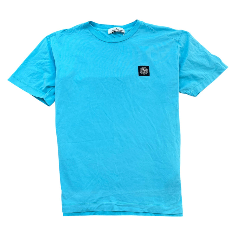 Men's Patch Logo T-Shirt Blue Size L